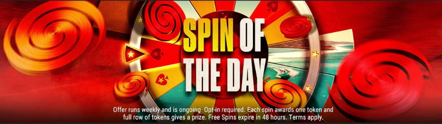 Pokerstars spin of the day