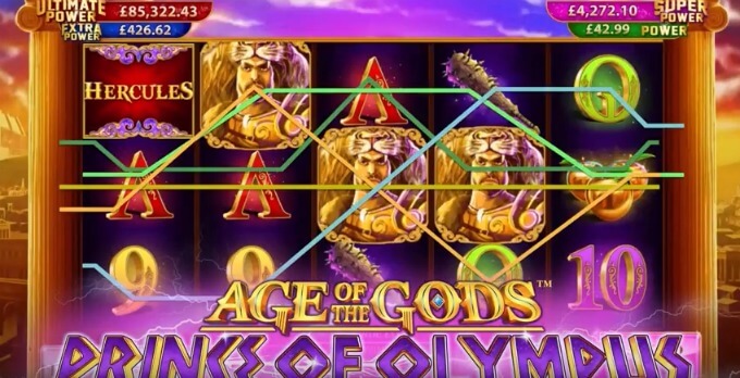 Play Age of the Gods: Prince of Olympus slot at Bet365 casino
