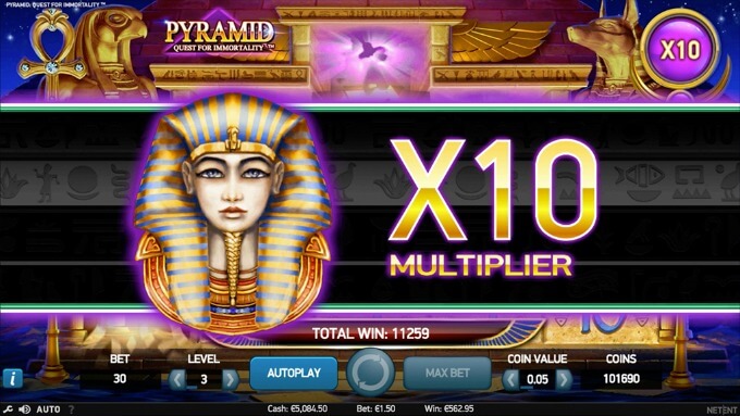 Play Pyramid Quest for Immortality slot at Maria Casino