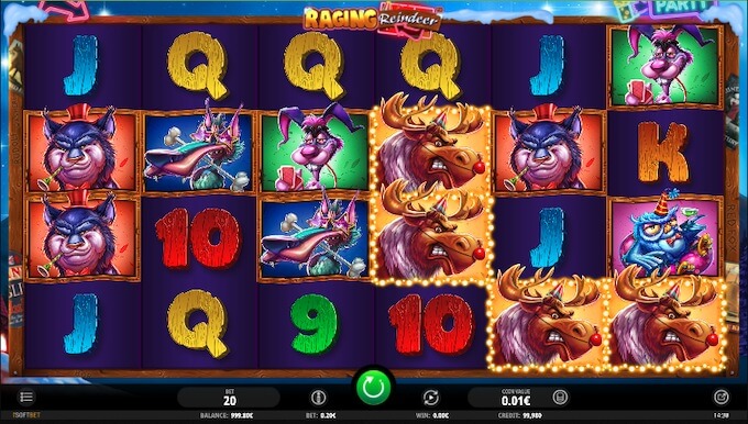 Raging Reindeer slot review Raging Reindeer iSoftbet