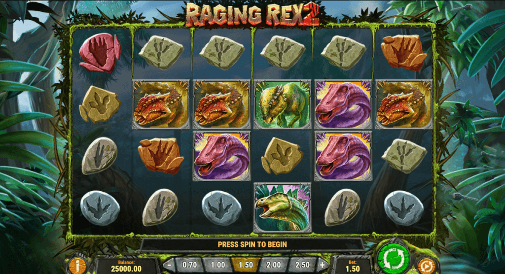 Raging Rex 2 online slot