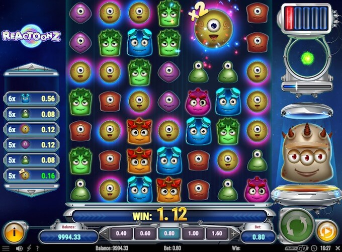 Play reactoonz slot Try Reactoonz slot now!
