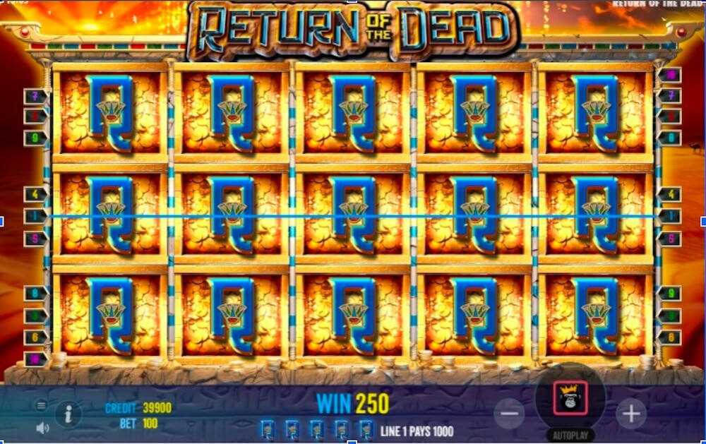 return of the dead slot review