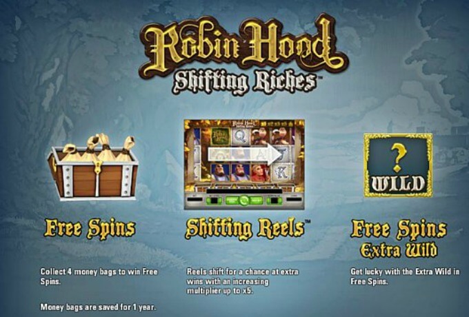 Play Robin Hood Shifting Riches slot at Dunder Casino