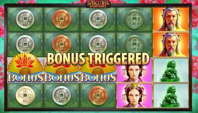 Sakura Fortune slot bonus