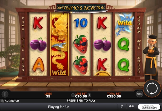 Play Satsumo's Revenge slot with bgo Satsumos Revenge slot_wild reel