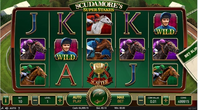 Scudamores's Super Stakes slot NetEnt