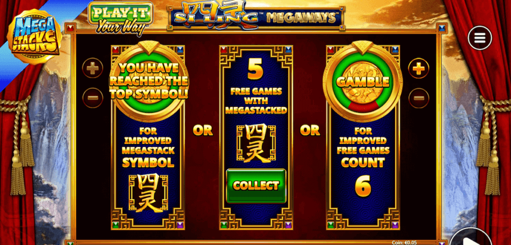 Play It Your Way to win more free spins in Si Ling Megaways online slot