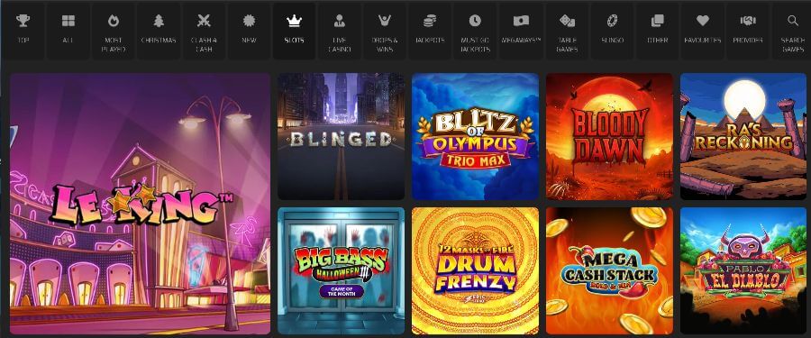 slot games at hello casino uk