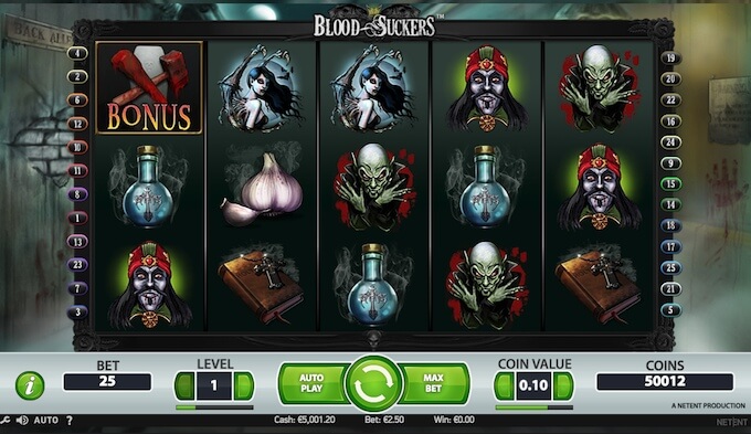 Play high RTO slots Blood Suckers Slot