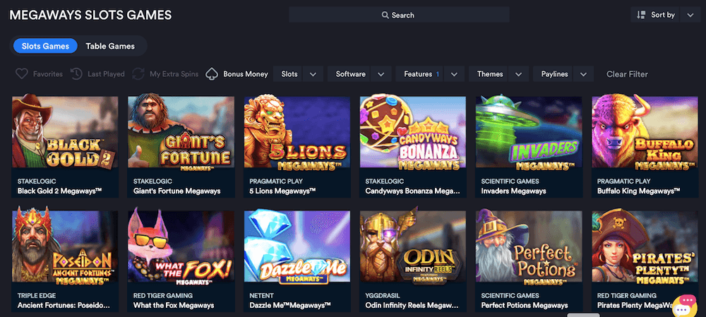 Slots catalogue