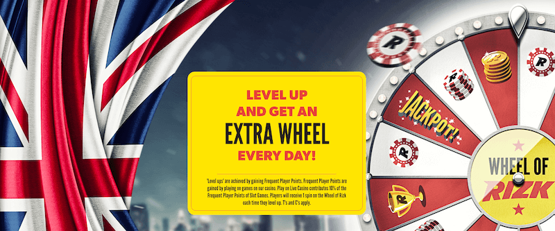 Check out Casino Cruise! Wheel of Rizk - Bonus