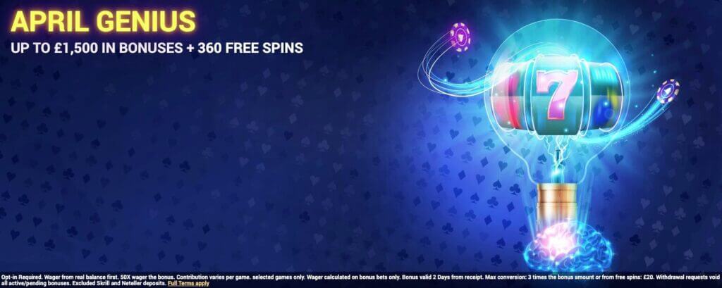 SpinzWin April Genius