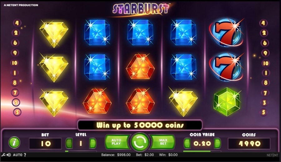 Starburst free slot