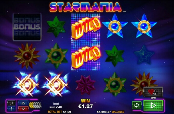 Play Starmania slot at Rizk casino