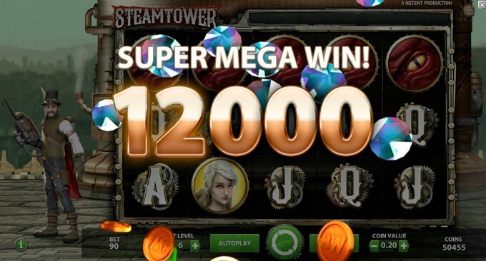 Play Steam Tower slot