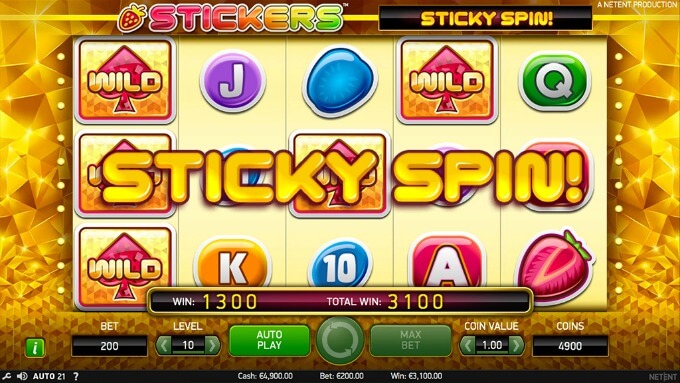 Play Stickers slot at Rizk casino