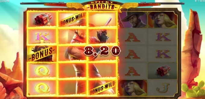 Sticky Bandits slot from Quickspin