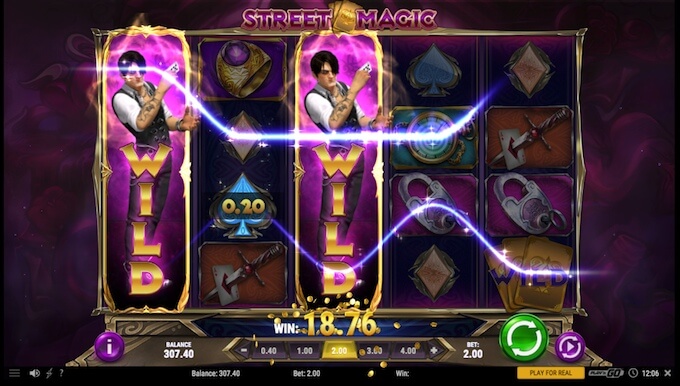 Street Magic slot wilds