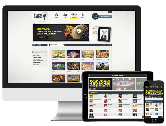 Play at SuperLenny casino on mobile Play at SuperLenny casino on mobile