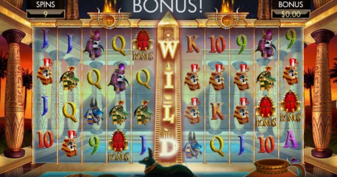 Temple of Luxor slot bonus