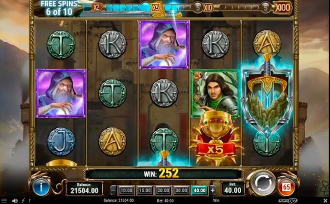 the sword and the grail free spins