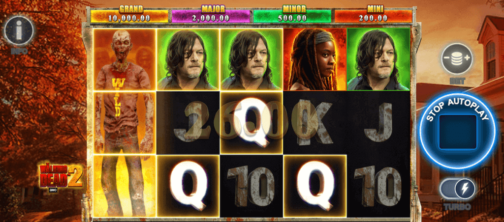 The walking dead 2 online slot