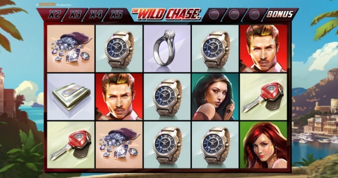 Play The Wild Chase slot at InstaCasino Play The Wild Chase slot