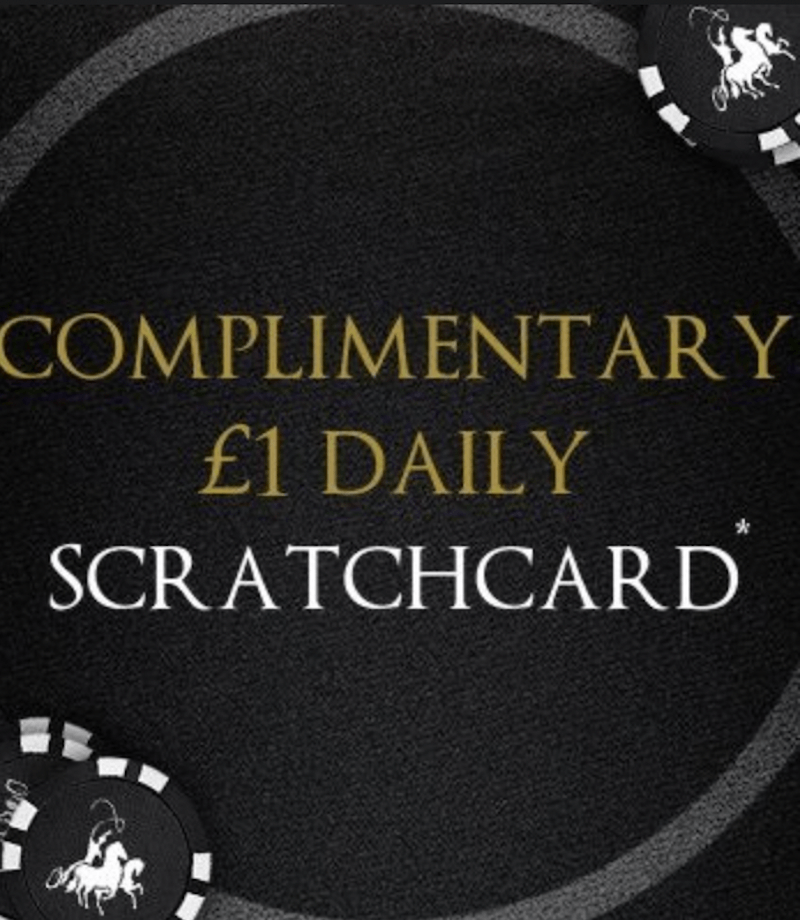 The Hippodrome Online Casino - Daily Scratch Card