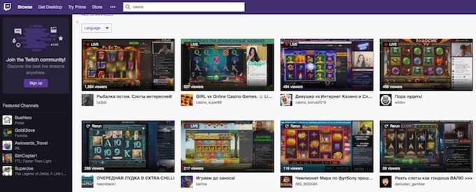 Twitch casino streaming