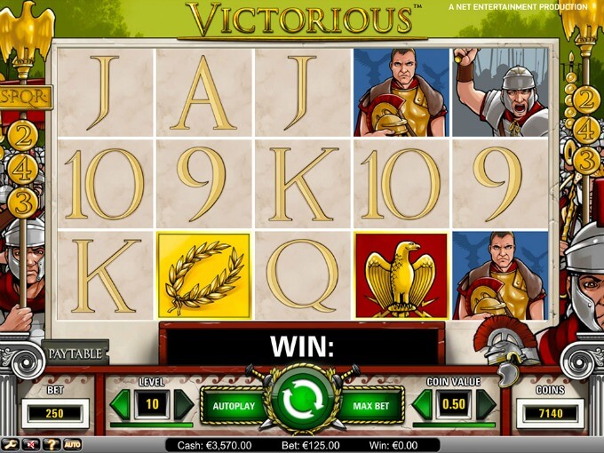 Play Victorious slot at Betsafe casino