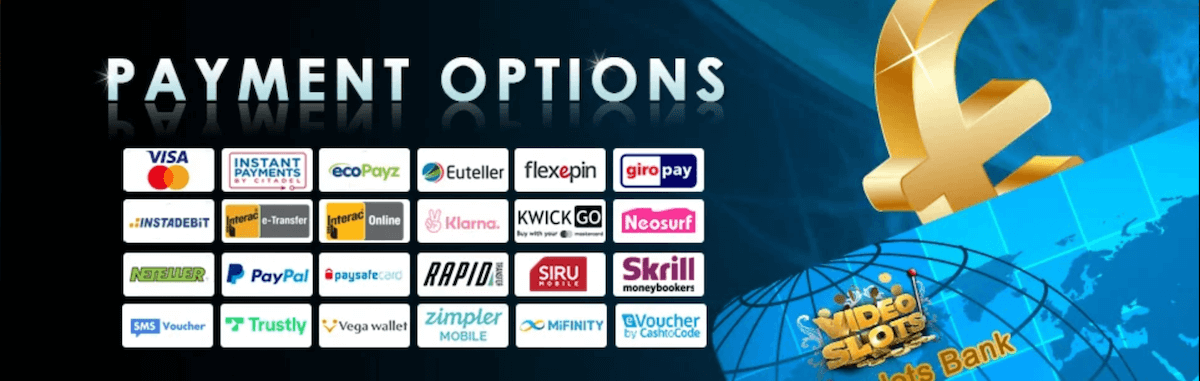 videoslot casino uk payment options logo