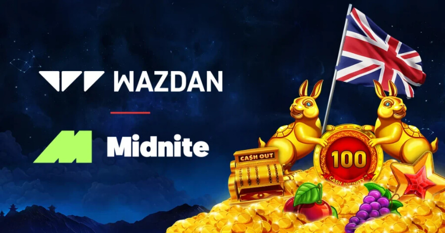 Wazdan expands in the UK with Midnite