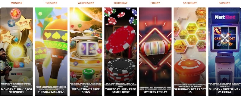 NetBet - Weekly deals