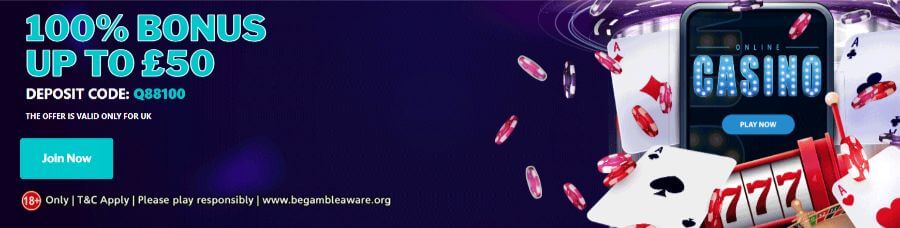 Q88bets casino welcome bonus UK