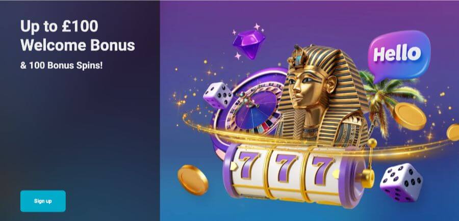 Welcome bonus Hello Casino UK