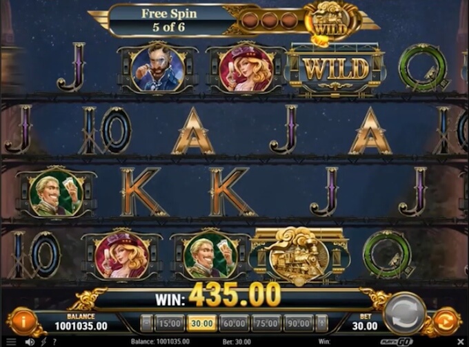 Wild Rails free spins