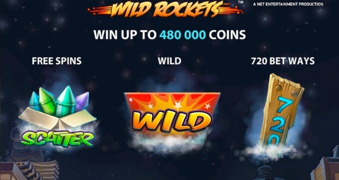 Play Wild Rockets slot at Dunder Casino