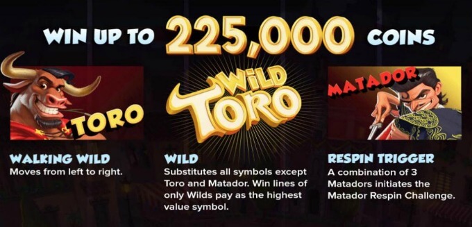 Play Wild Toro slot at Rizk Casino