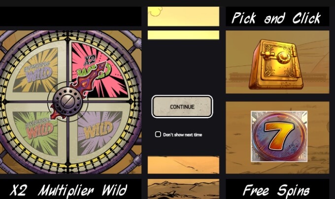 Play Wild Wild West slot at Dunder casino