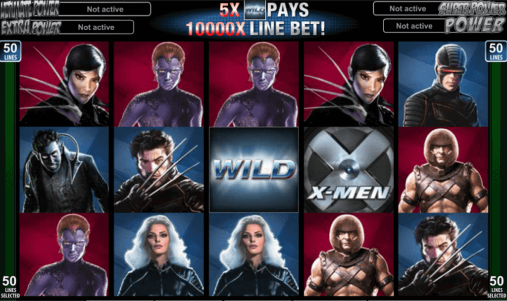 Enjoy Marvel's X-Men online slot by Playtech at UK casinos